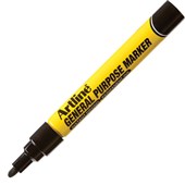 ARTLINE GENERAL PURPOSE PERMANENT MARKER BULLET 15MM BLACK