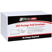 FASTWAY POST ENVELOPE POSTAGE INCLUDED PLAIN SELF SEAL DLE E20E W225 X L114MM WHITE PACK 250