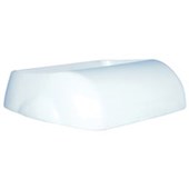 PACIFIC RUBBISH BIN LID 43L WHITE