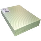 DIRECT PAPER TOPLESS PAD 7MM RULED A4 GREEN PACK 10