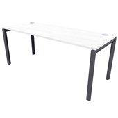 ZEALAND NOVAH DESK W1800 X D700 X H725MM BLACK BASE NORDIC PINE TOP