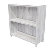 ZEALAND BOOKCASE 1 SHELF W800 X D300 X H800MM WITH 50MM FEET NORDIC PINE