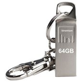 STRONTIUM AMMO 64GB USB 20 FLASH DRIVE SILVER