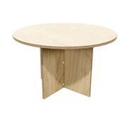 ZEALAND MEETING TABLE ROUND W1200 X H725MM PREMIUM PLY