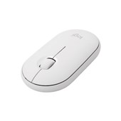 LOGITECH M350 PEBBLE USB WIRELESS BLUETOOTH MOUSE BLUSH WHITE