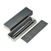 PARKER JOTTER XL BALLPOINT PEN ALEXANDRA MATTE GREY CHROME TRIM MEDIUM NIB BLUE GIFT BOX