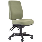 BURO ROMA OFFICE CHAIR HIGH BACK 3LEVER SAFETEX OLIVE