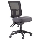 BURO METRO II OFFICE CHAIR NYLON BASE SAFETEX CHARCOAL