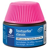 STAEDTLER TEXTSURFER HIGHLIGHTERS INK REFILL POTS FOR TEXTSURFER CLASSIC PINK