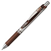 PENTEL BL77 ENERGEL GEL INK PEN RETRACTABLE 07MM BROWN