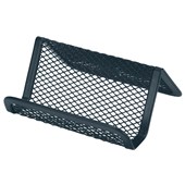 ESSELTE METAL MESH BUSINESS CARD HOLDER BLACK