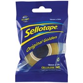 SELLOTAPE CELLULOSE TAPE PREMIUM 1100 W18MM X L33M CLEAR