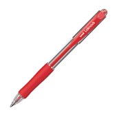 UNIBALL SN100 LAKNOCK RETRACTABLE BALLPOINT PEN 07MM RED