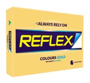 REFLEX COLOURS A4 COPY PAPER 80GSM GOLD PACK 500 SHEETS