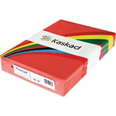 KASKAD COLOURED PAPER A4 80GSM ROBIN RED PACK 500 SHEETS