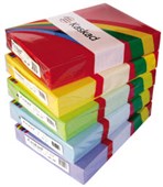 KASKAD COLOURED PAPER A4 80GSM ROSELLA RED PACK 500 SHEETS