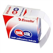 QUIKSTIK RECTANGULAR LABEL 13 X 24MM WHITE BOX 900