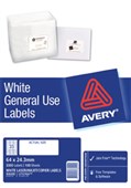 AVERY 938100 DL33 GENERAL USE LABEL 33 UP WHITE PACK 100