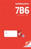 WARWICK 7B6 EXERCISE BOOK 7MM RULED LECTURE PAD W330 X L205MM 75 LEAF