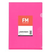 FM LSHAPED POCKET A4 MULBERRY PACK 12