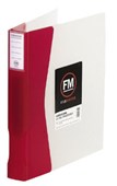 FM EUROVISION RINGBINDER 2D 26MM A4 RED