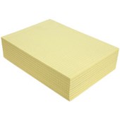 OLYMPIC TOPLESS PAD 7MM RULED A4 100 LEAF YELLOW