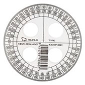 TAURUS PROTRACTOR 360 DEGREES 100MM