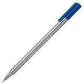 STAEDTLER TRIPLUS 334 FINELINER SUPERFINE PEN 03MM BLUE