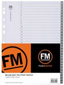 FM PP DIVIDER 131 TAB A4 GREY