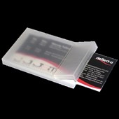 DEFLECTO BUSINESS CARD BOX 63 X 97 X 10MM CLEAR