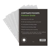 GBP COPYSAFE POCKET A4 CLEAR PACK 100