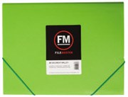 FM VIVID DOCUMENT WALLET A4 LIME GREEN