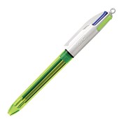 BIC 4COLOUR FLUO RETRACTABLE BALLPOINT PEN 10MM