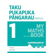 WARWICK MY MATHS BOOK 1 TAKU PUKAPUKA PANGARAU UNRULED 32 LEAF