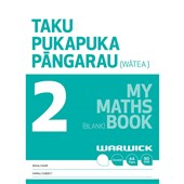 WARWICK MY MATHS BOOK 2 TAKU PUKAPUKA PANGARAU UNRULED 32 LEAF