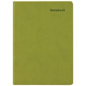 MILFORD RHAPSODY NOTEBOOK HARD COVER A5 96 LEAF GREEN