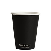 ECOCUP SINGLE WALL HOT CUP 400ML BLACK