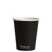 ECOCUP SINGLE WALL HOT CUP 285ML BLACK