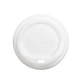 ECOCUP CPLA 80MM LID WHITE